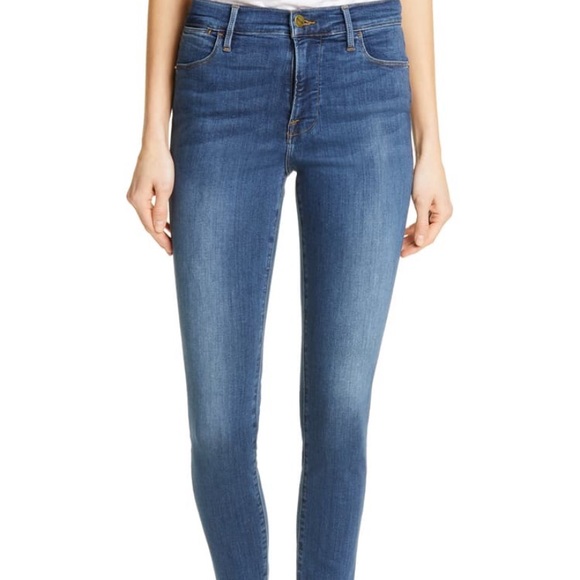 Frame Denim Denim - SALE Frame Le Skinny De Jeanne Crop 29 Stretch EUC